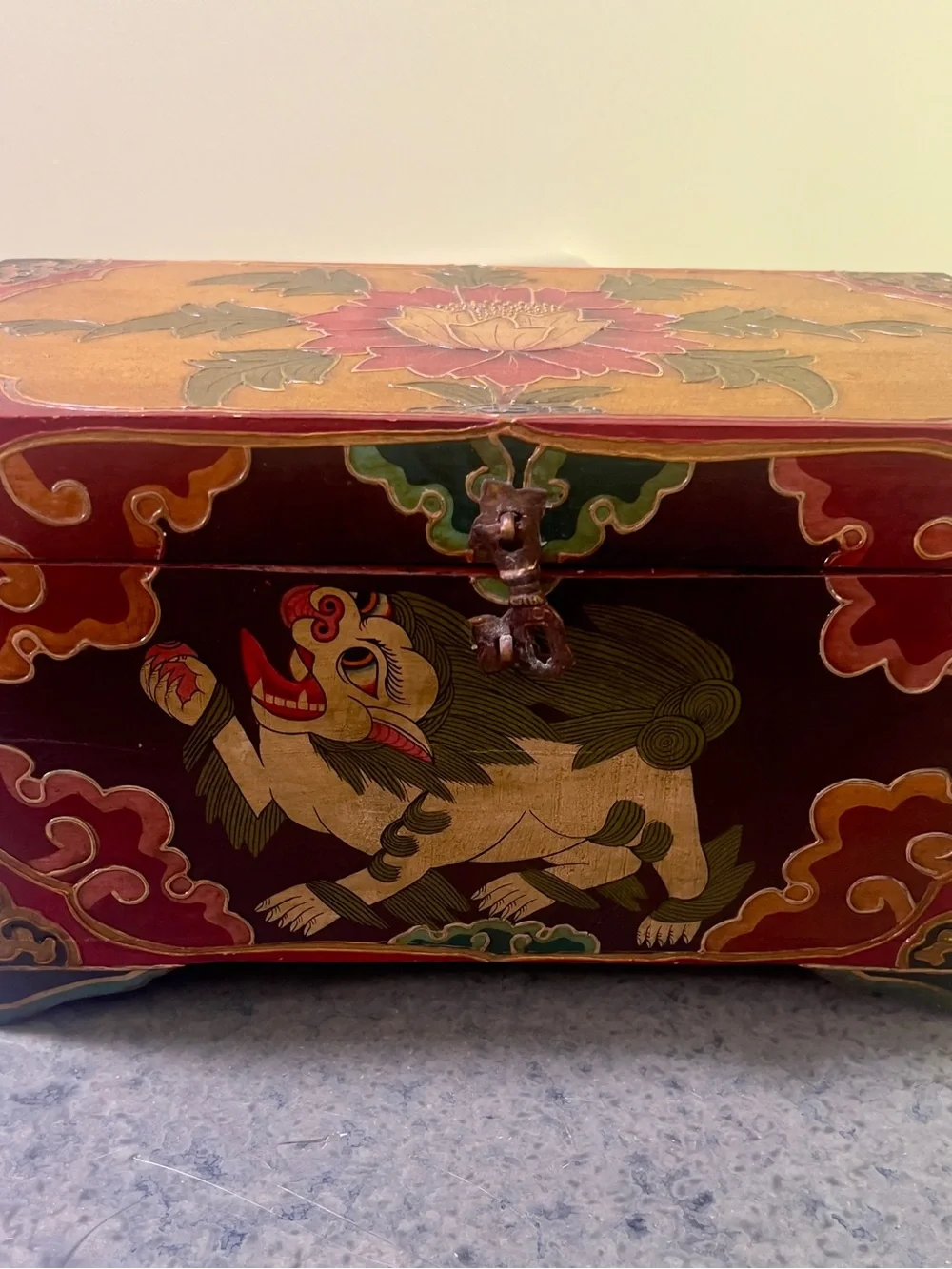 Boho Trinket Box from the Katmandu Valley in Nepal